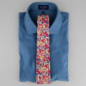 The Toe Bar Chambray Indigo Dress Shirt